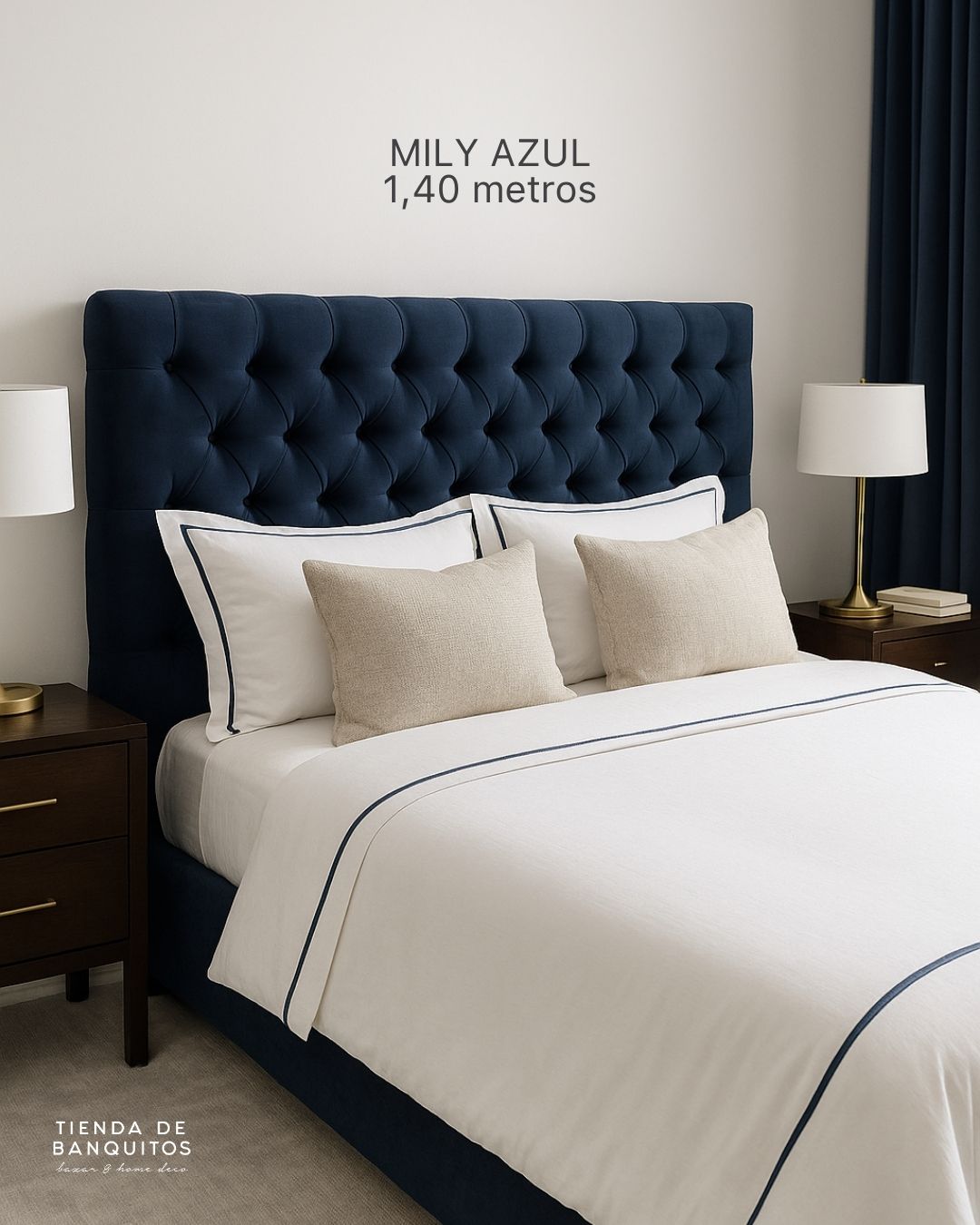 Respaldo Mily azul en Stock - CYBERMONDAY - 6 cuotas sín interés