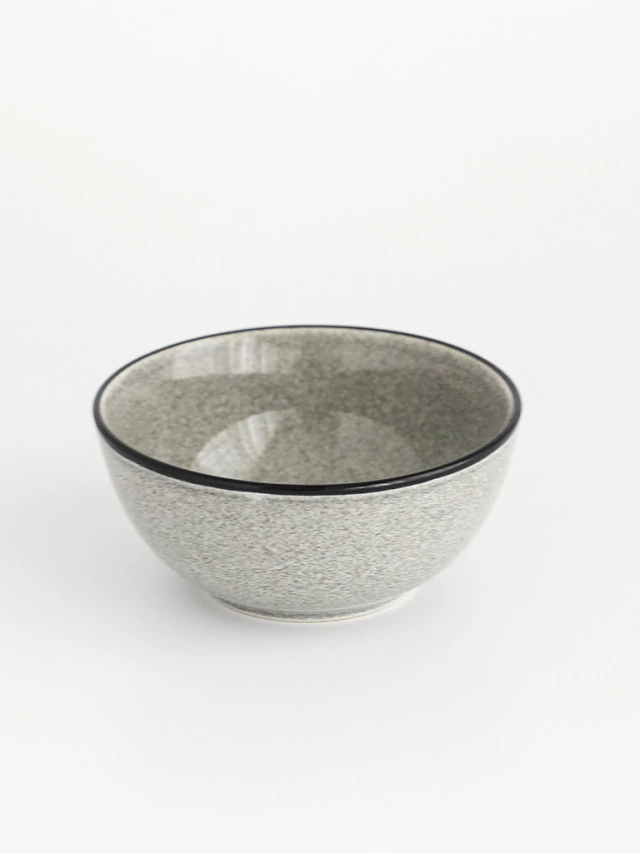 Bowl color gris en porcelana 6 unidades con descuento durante el hotsale 2025