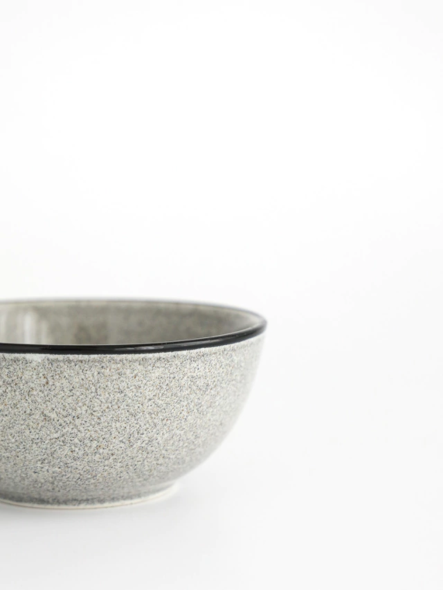 Bowl color gris en porcelana 6 unidades con descuento durante el hotsale 2025