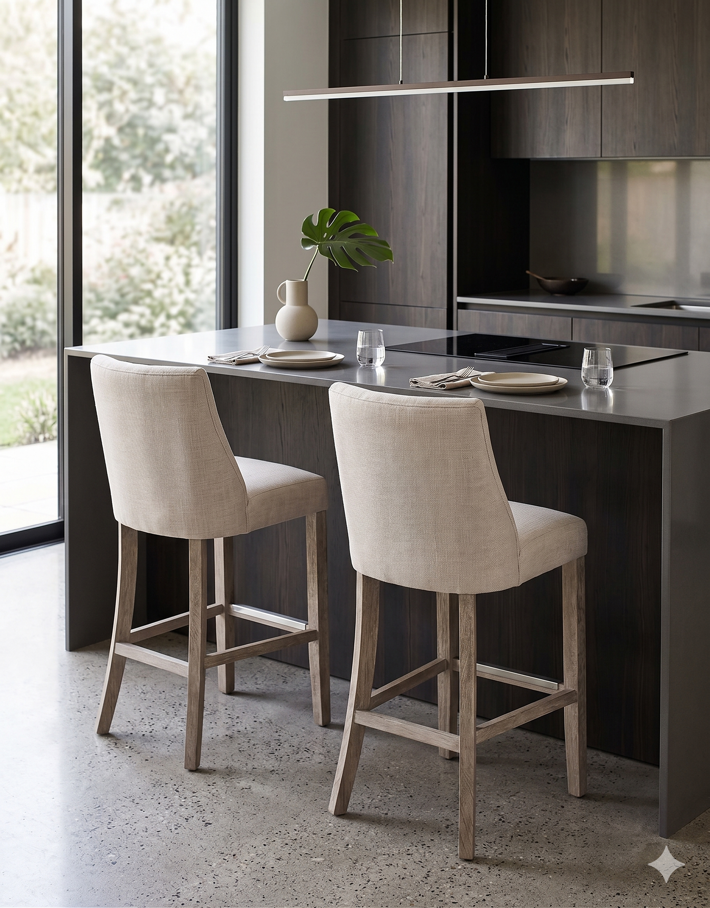 Banqueta Alta Ortensia render – Detalle deconstructivo | Tienda de Banquitos