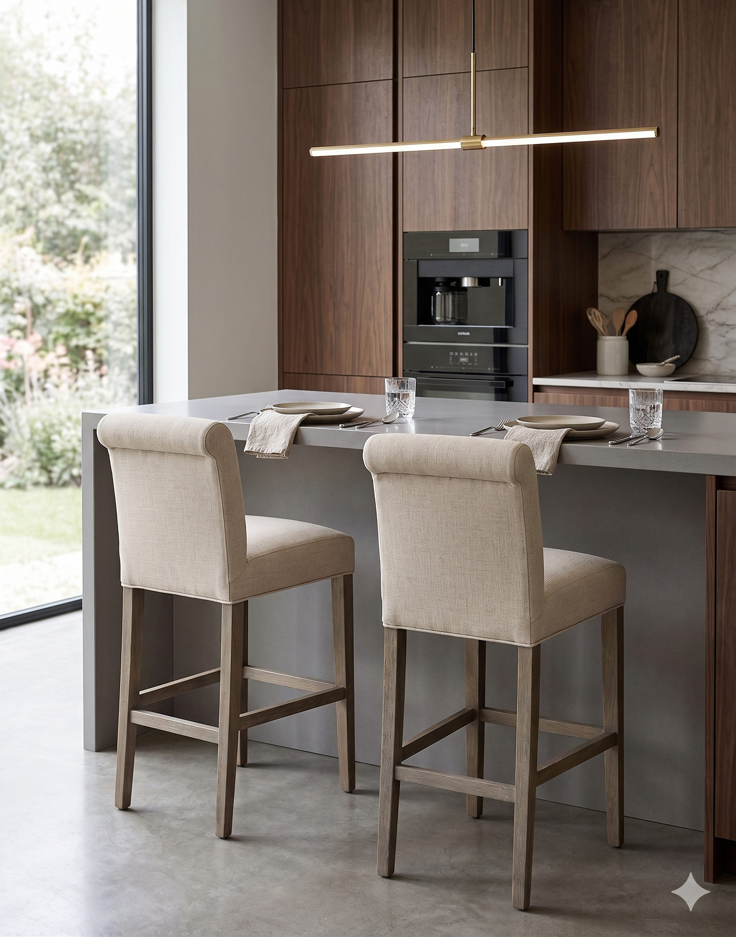 Banqueta Alta Caléndula render – Diseño elegante para barra | Tienda de Banquitos