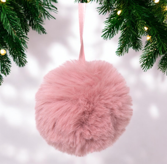 Esfera colgante pompones - 3 cuotas sin interés