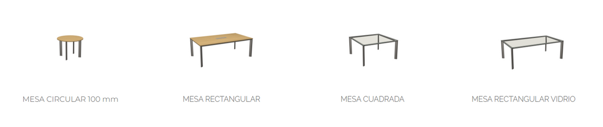 Mesa de Reunión Línea Equinox Archivos Activos