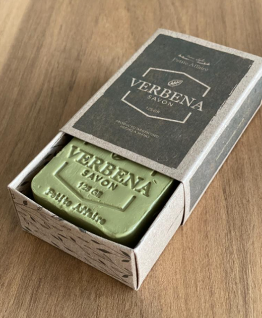 Jabón Verbena 125 g – Vista lateral