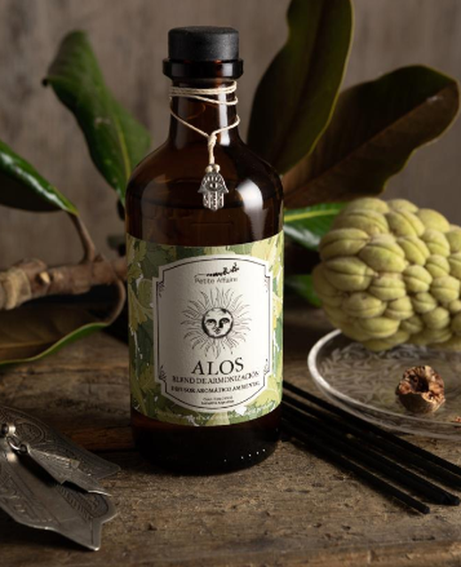 Difusor Alos 250 ml Alquimia de los Sentidos – Vista lateral | Tienda de Banquitos