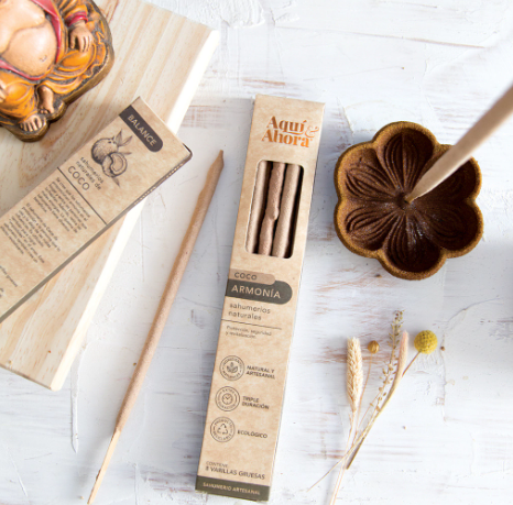 Sahumerios de Coco - ARMONÍA - Aqui y Ahora - 3 cuotas sin interes