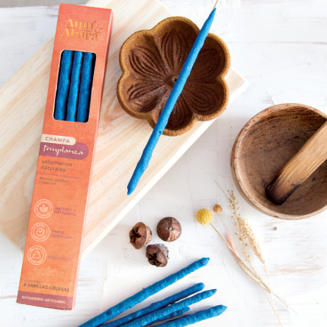 Sahumerios de Champa - TEMPLANZA - Aqui y Ahora - 3 cuotas sin interes