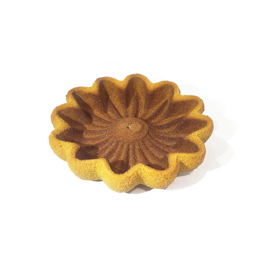 PORTA SAHUMERIO DE ARENA - Flores - Aqui y Ahora - 3 cuotas sin interes