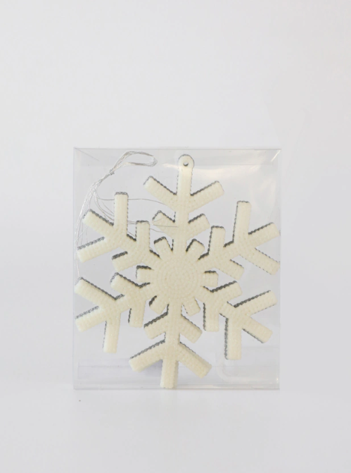 3 Adornitos Colgantes de copos navideños - 3 cuotas sin interés