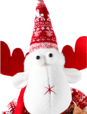 COLECCIÓN 2025 Adorno Reno Blanco Sentado - 3 cuotas sin interés