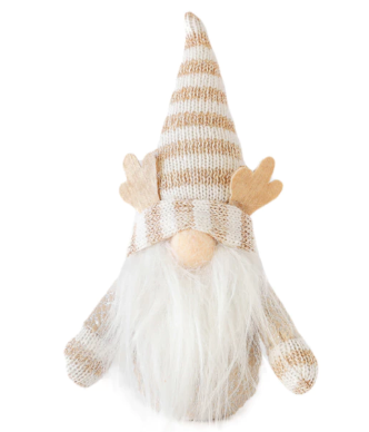 COLECCIÓN 2025 Adorno Colgante Gnomo Navideño Dorado - 3 cuotas sin interés