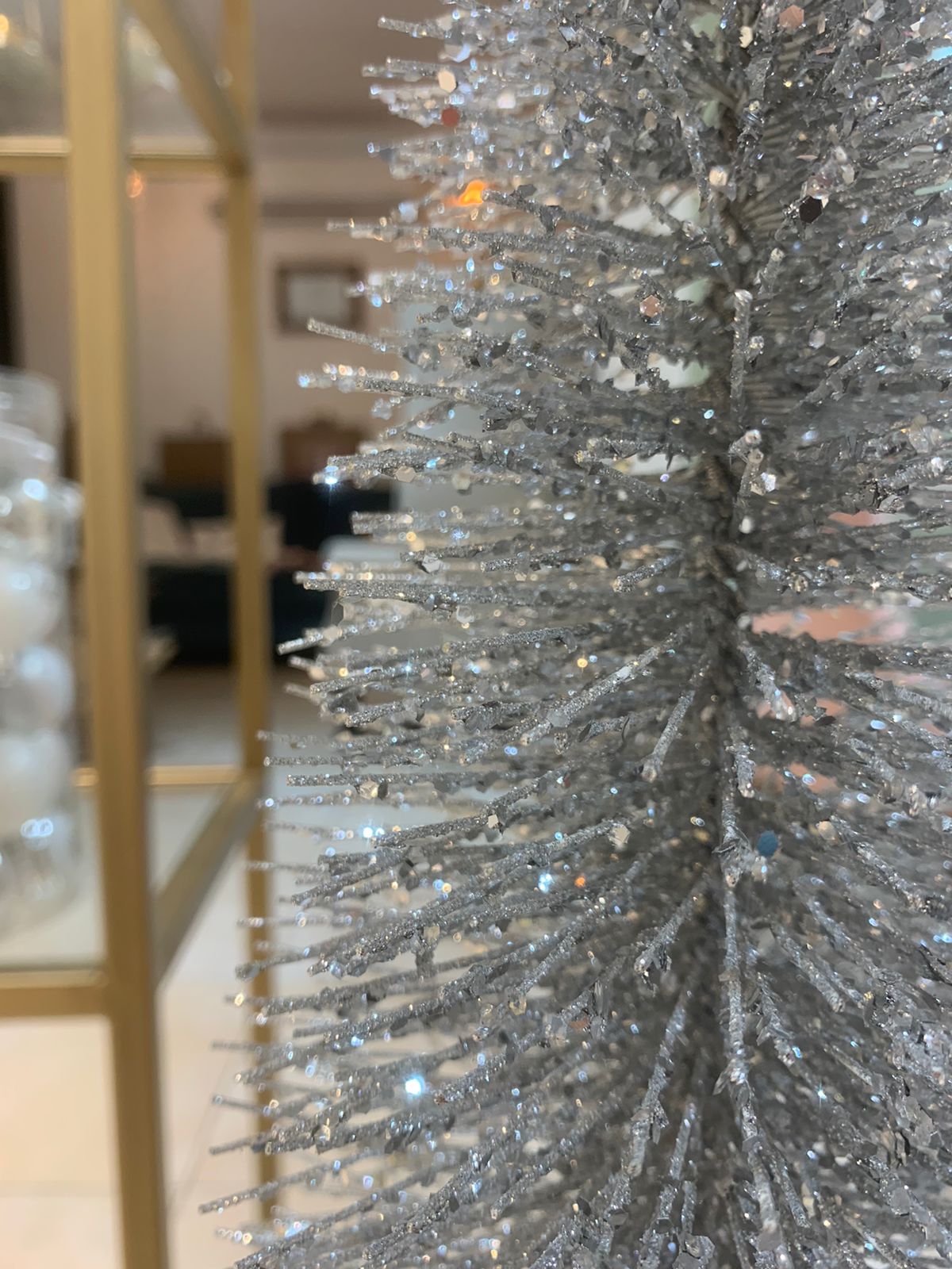 Árbol Navideño Plateado Shine - 3 cuotas sin interés