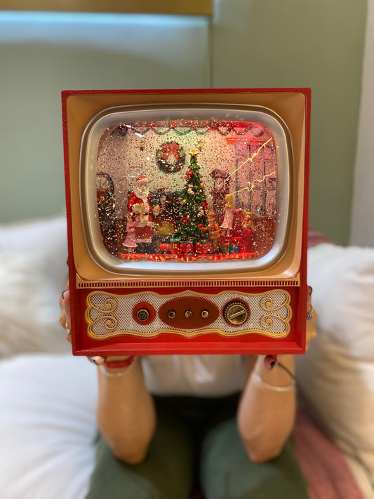 TV de Navidad con luces y música- 3 cuotas sin interés