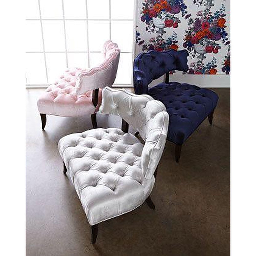 Sillones materos Rosella con respaldo capitoné y patas curvas, varios colores disponibles – Tienda de Banquitos