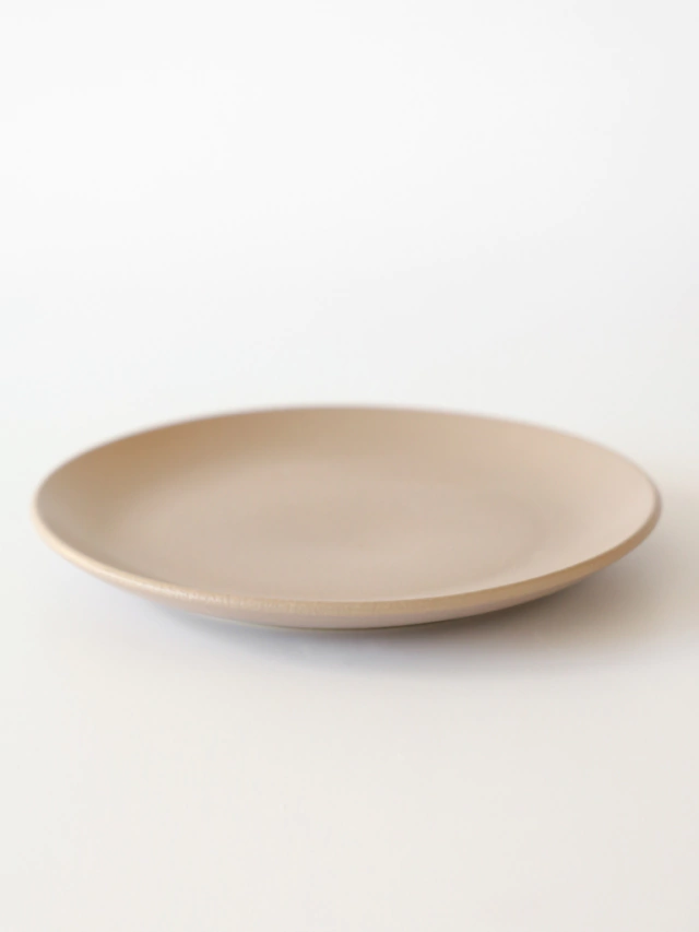Plato postre coup mahogany color rosa mate con descuento durante el HOTSALE 2025