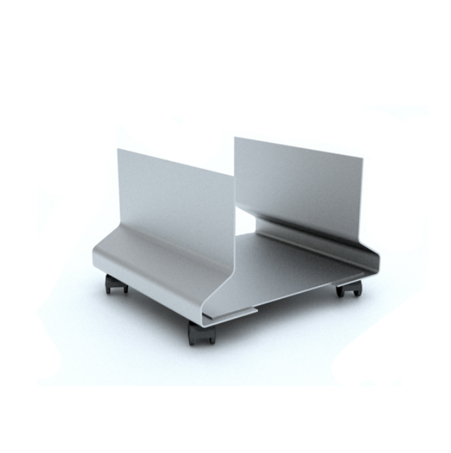 Práctico CPU rodante fabricado en chapón de 3 mm. Regulable en ancho y con 4 ruedas giratorias.ç