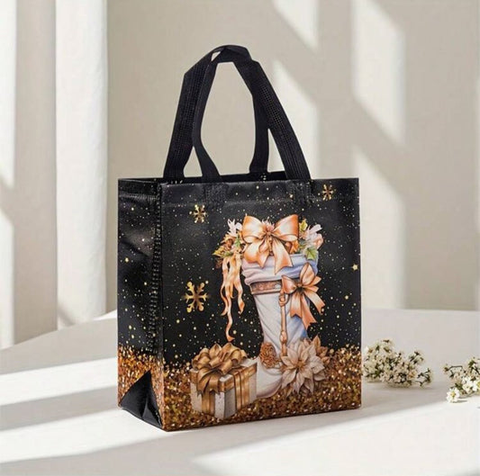 COLECCIÓN 2025 - Bolsita navideña dorada - 3 cuotas sin interés