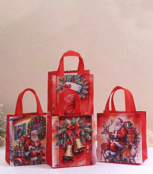 COLECCIÓN 2025 - Bolsita navideña roja - 3 cuotas sin interés