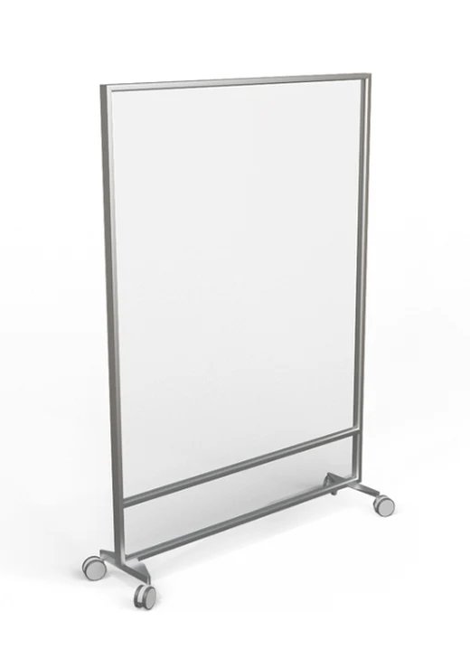 Mampara rodante BSAFE Screen R de Archivos Activos en una oficina