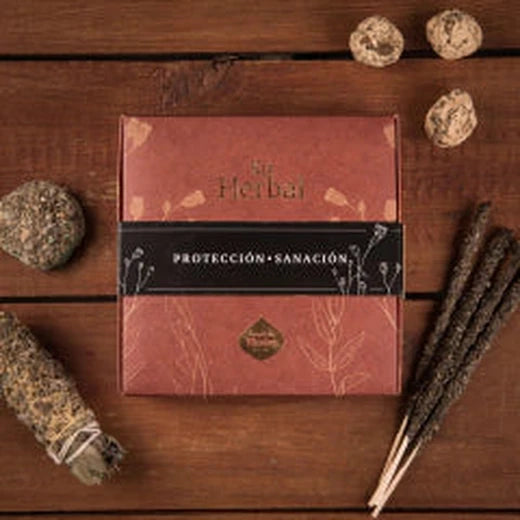 Kit herbal protección y sanación Sagrada Madre con sahumerios de salvia artesanales