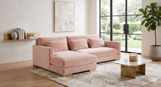 Sillón esquinero Steven tapizado a medida – sofá en L cómodo y elegante para living amplio | Tienda de Banquitos