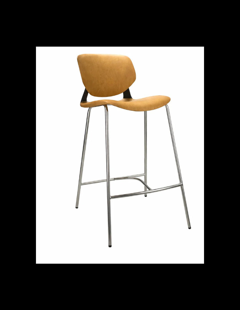 Taburete alto Star Archivos Activos – asiento ergonómico con apoyapiés, ideal para mostradores, barras y espacios de trabajo