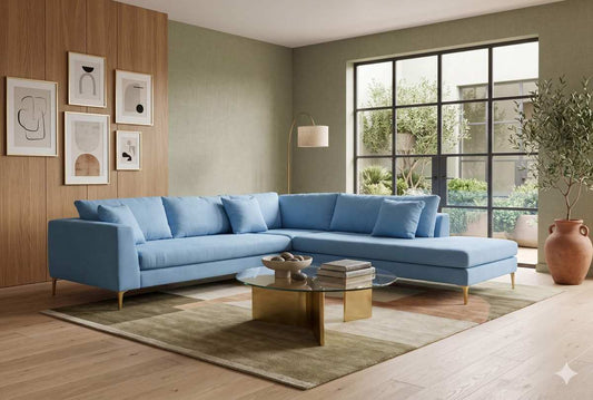 Sillón esquinero Rosaura – sofá en L moderno y versátil a medida | Tienda de Banquitos