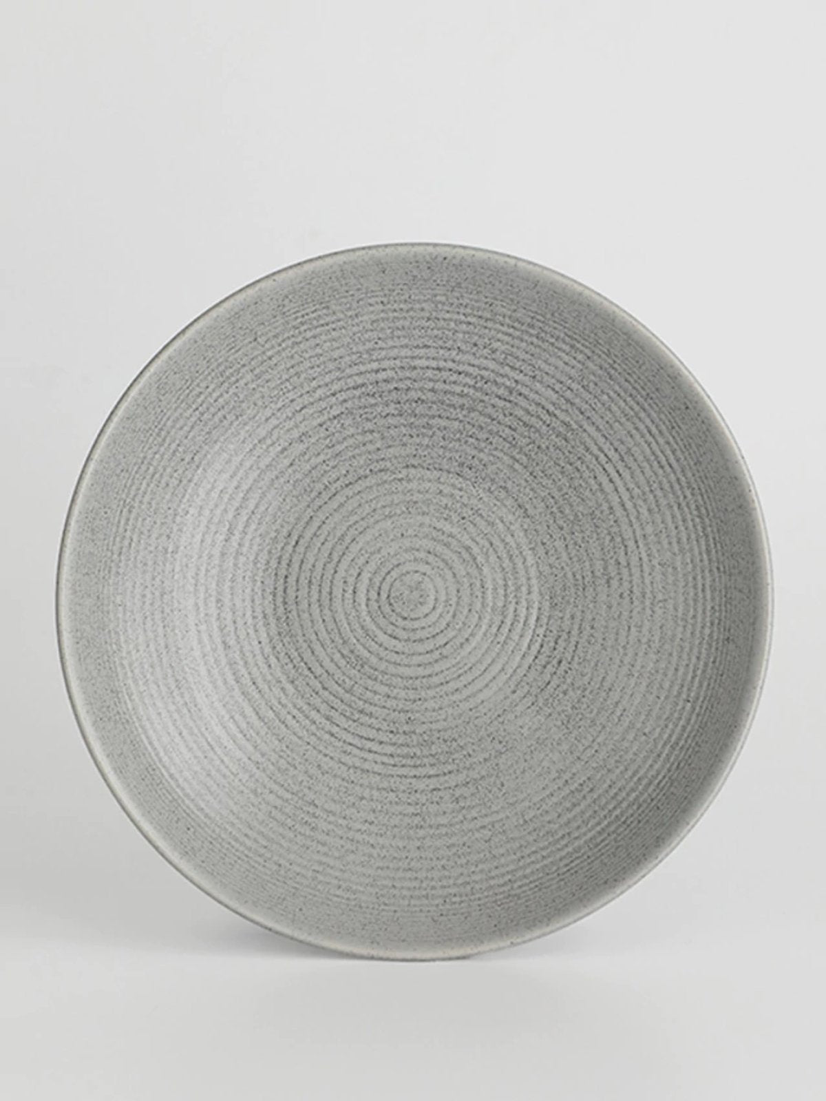Set x6 plato hondo porcelana Fusion Grey 25cm – vajilla moderna minimalista