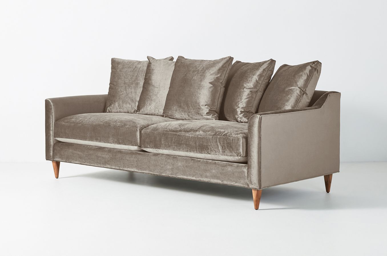 Sillón de dos cuerpos moderno color gris