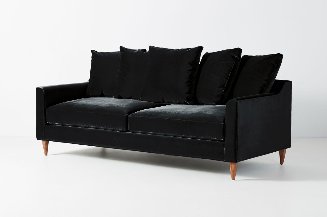 Sillón de dos cuerpos moderno color negro