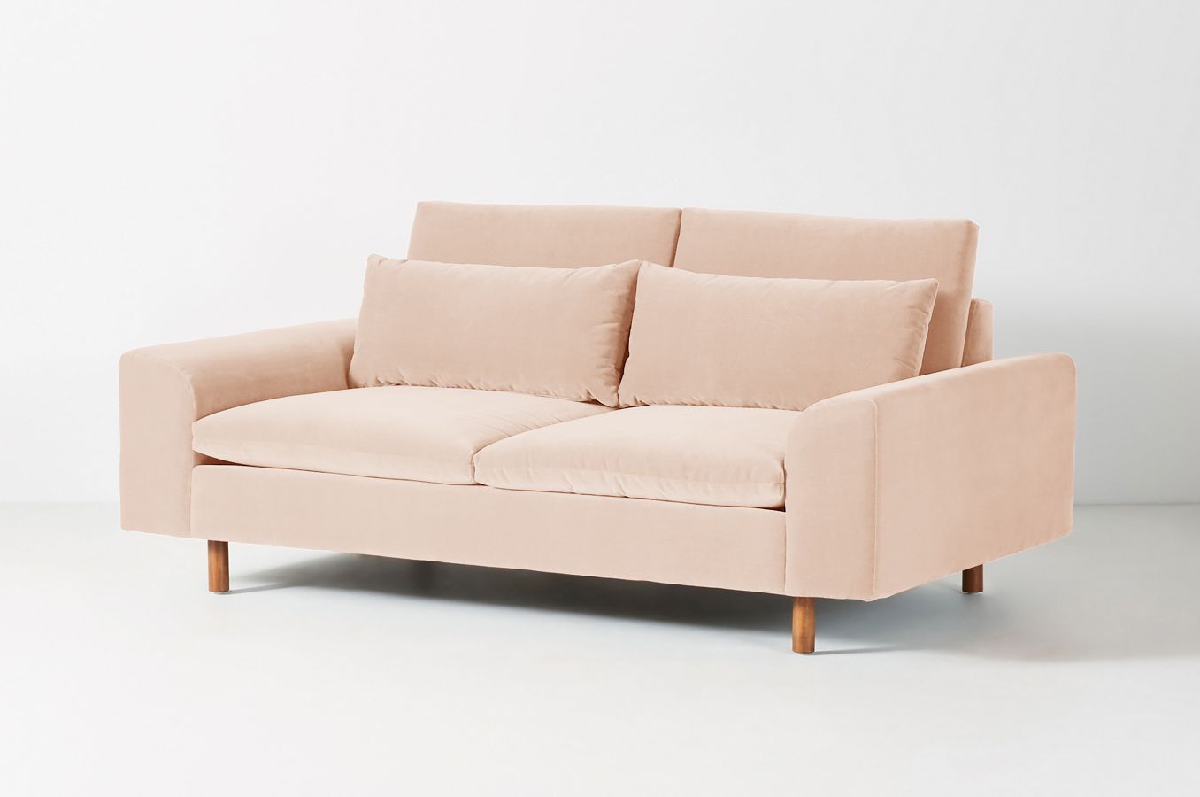 Sillón de dos cuerpos moderno color rosa