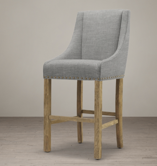 Banqueta litio gris perla