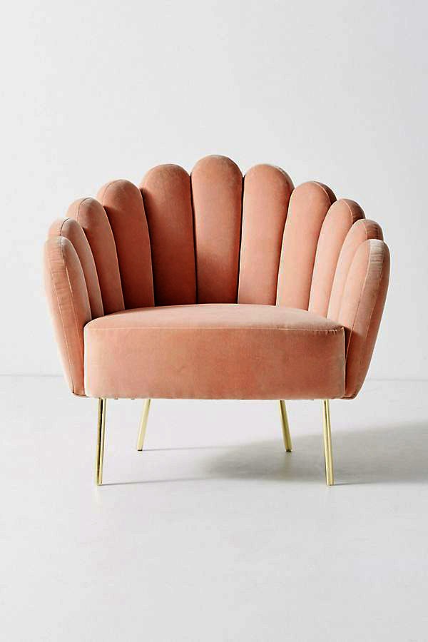 Sillón de un cuerpo modelo Angie en color naranja, diseño moderno sin apoyabrazos, fabricado a medida por Tienda de Banquitos