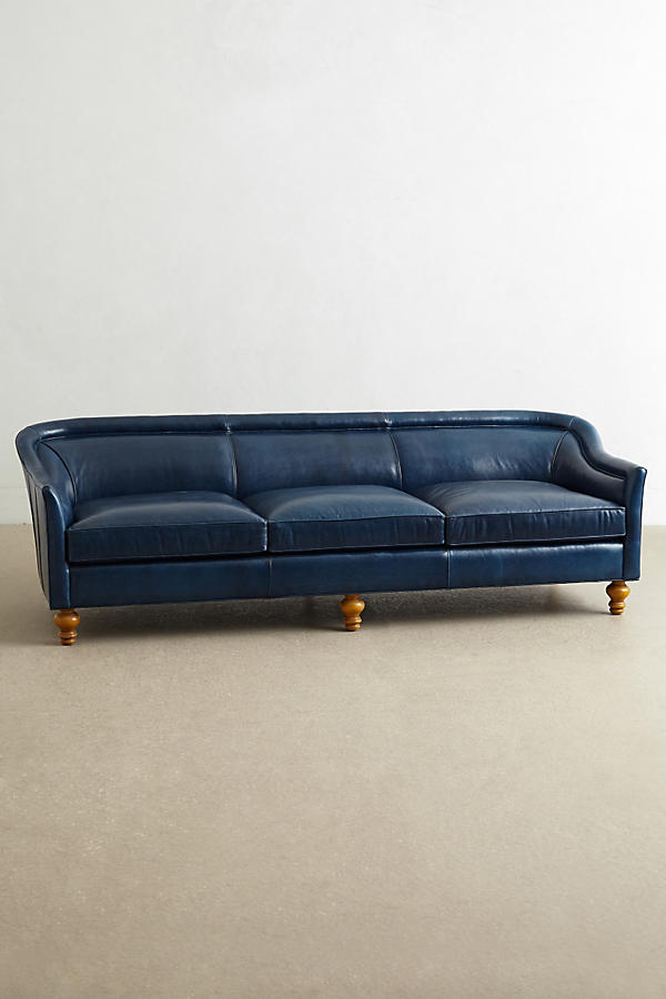Sillon de tres cuerpos azul