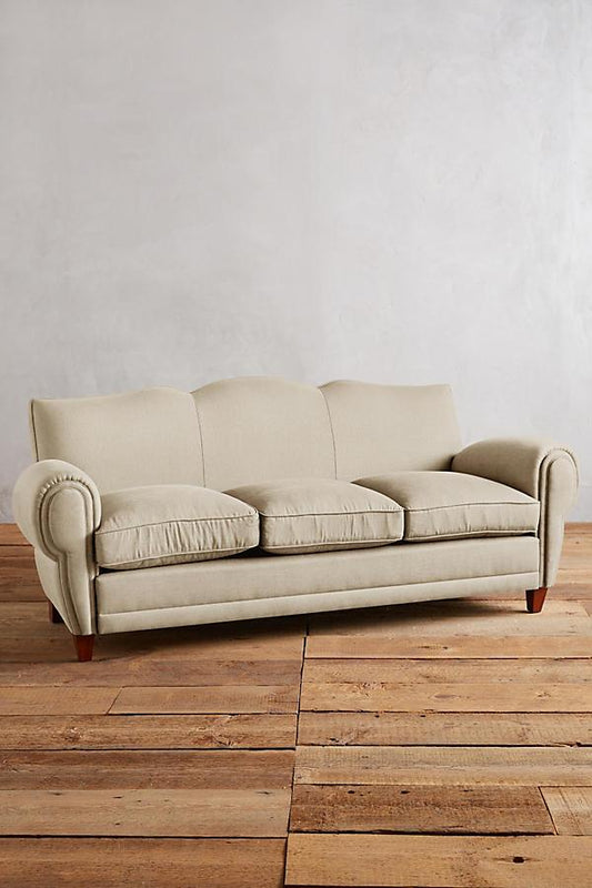 Sillon de tres cuerpos crema