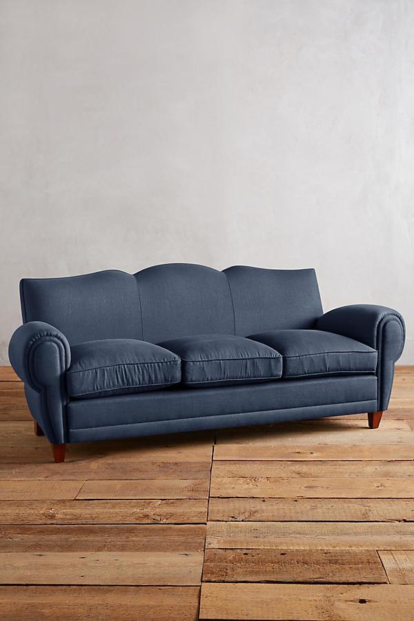 Sillon de tres cuerpos azul