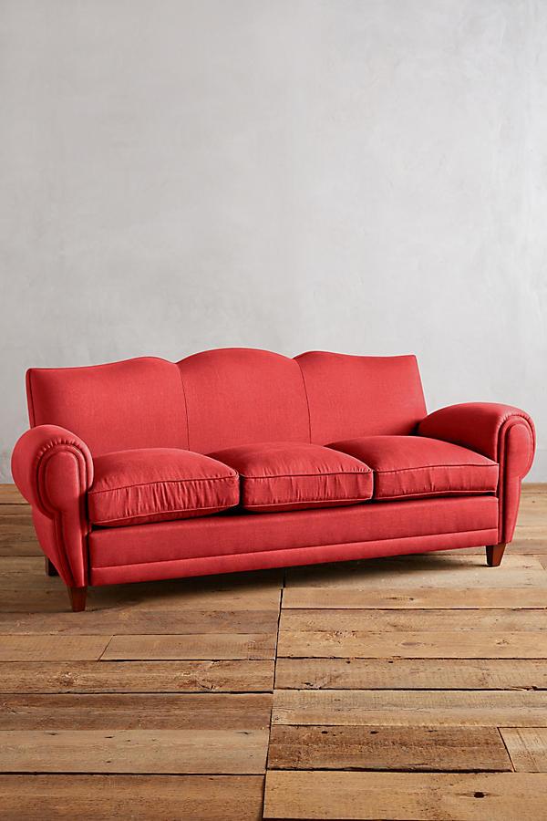 Sillon de tres cuerpos rojo