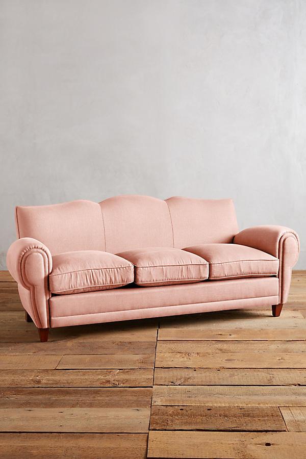 Sillon de tres cuerpos rosa