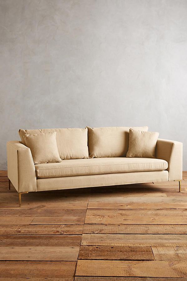 Sillón dos cuerpos moderno color crema