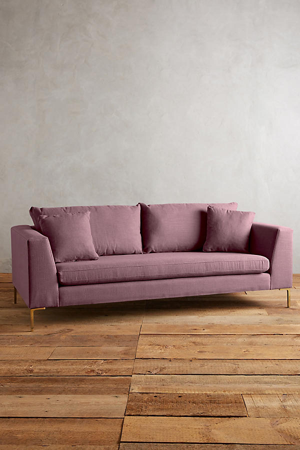 Sillón dos cuerpos moderno color violeta