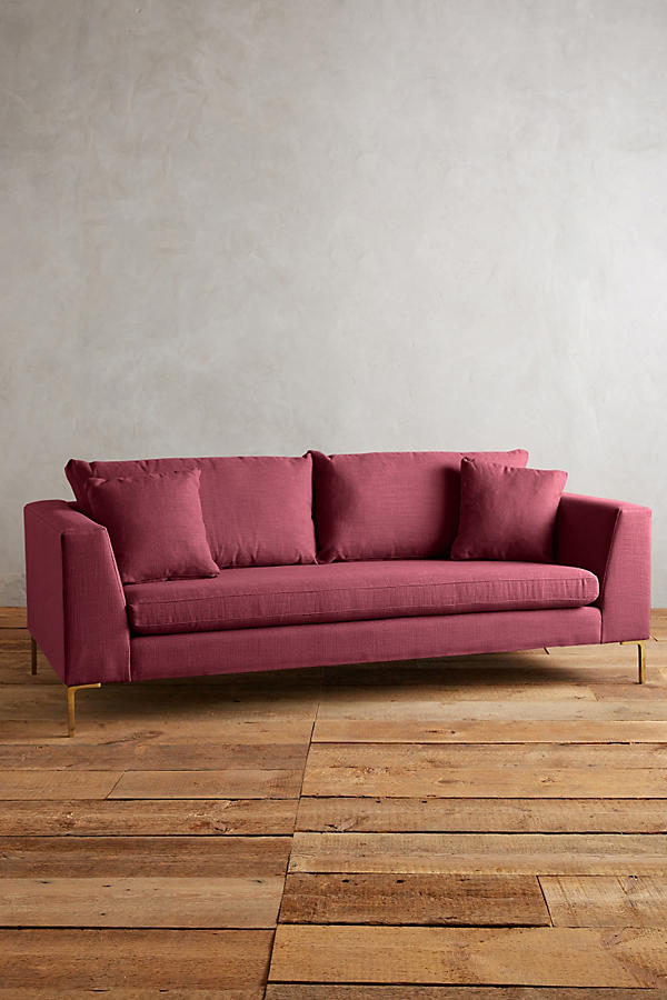 Sillón dos cuerpos moderno color morado