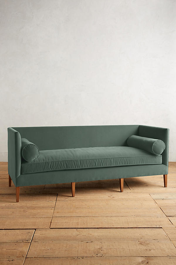 Sillón de dos cuerpos estilo moderno color verde