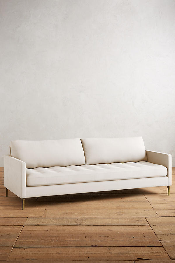 Sillón de dos cuerpos estilo moderno color blanco