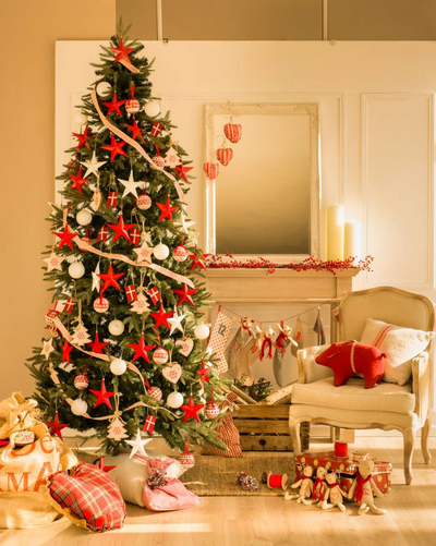 Cómo saber cuantas bolas y luces de Navidad necesita tu árbol? Acá te damos el truco y la calculadora!