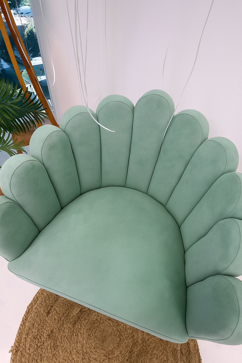 Sillón Angie verde de Tienda de Banquitos en oficina corporativa
