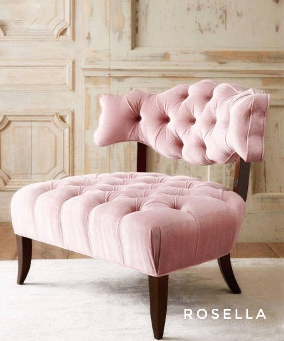 Sillon matero Rosella en rosa dior