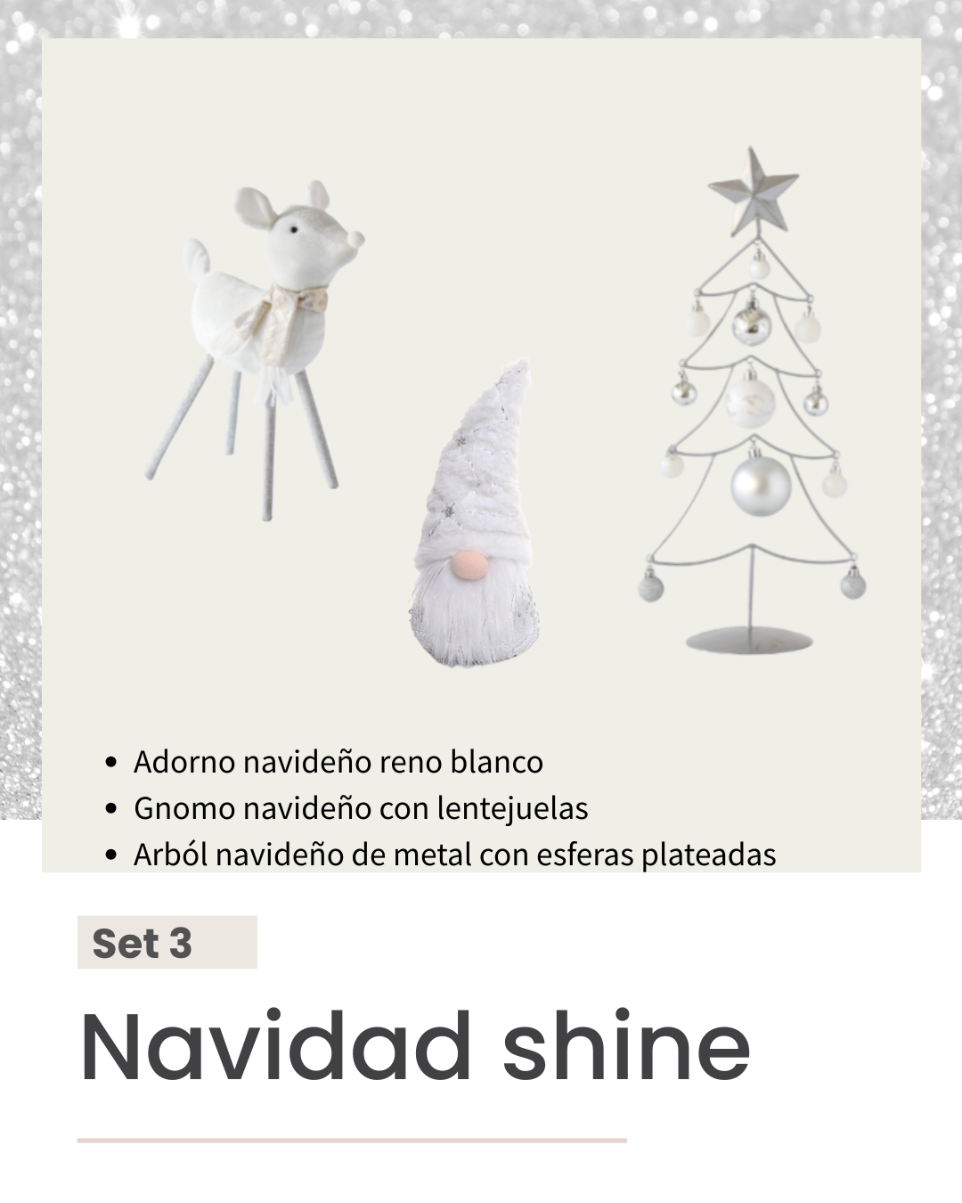 COLECCIÓN CYBERMONDAY - COMBO 3 - Navidad Shine - 6 cuotas sin interés