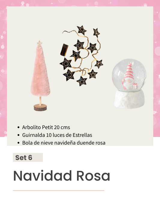 COLECCIÓN CYBERMONDAY - COMBO 6 - Navidad Rosa - 6 cuotas sin interés