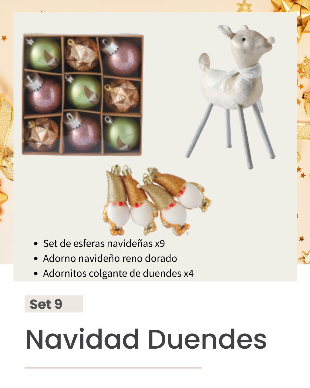 COLECCIÓN CYBERMONDAY - COMBO 9 - Navidad Duendes - 6 cuotas sin interés
