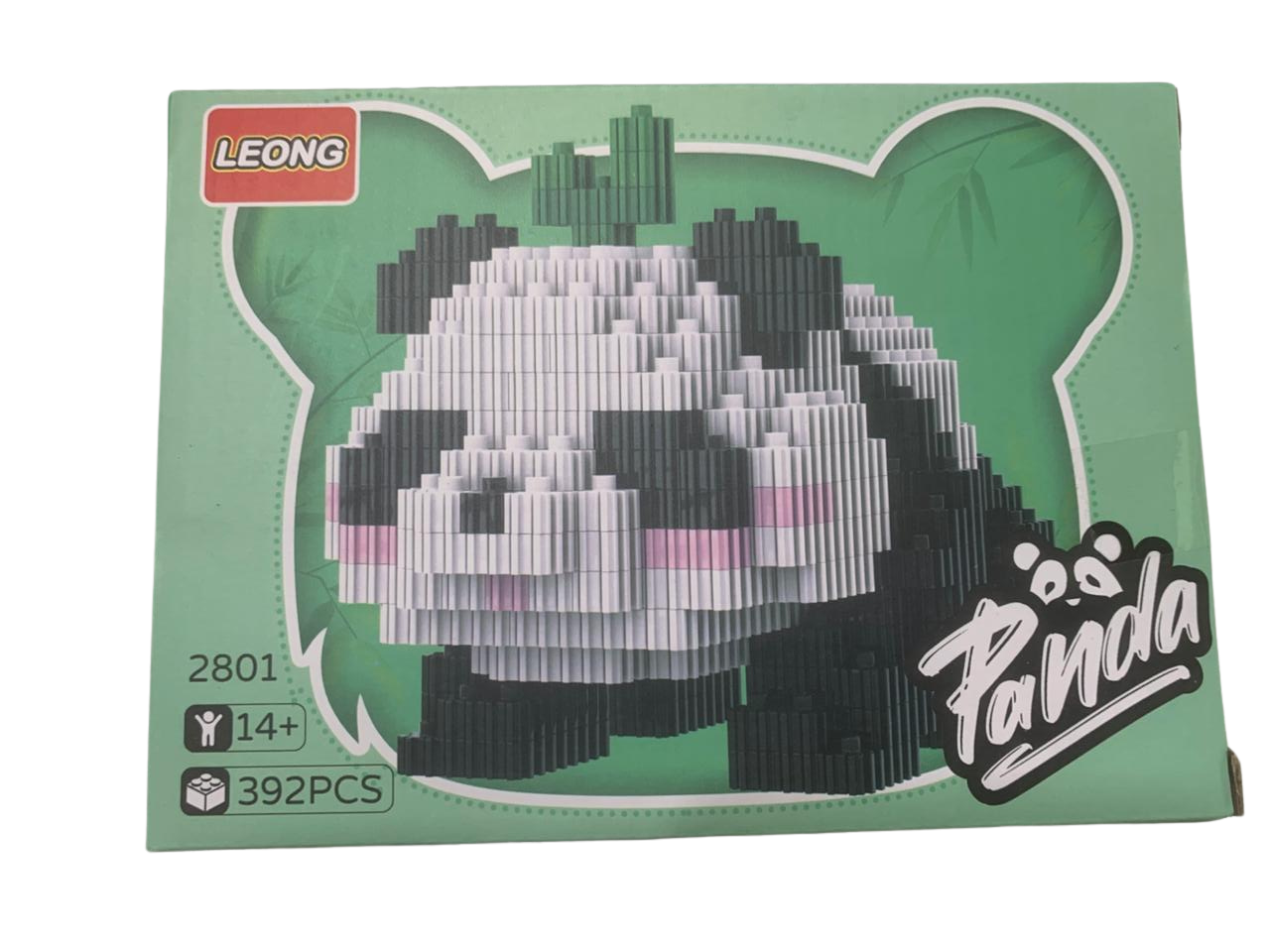 Panda Family DIY - detalle del panda en miniatura armado